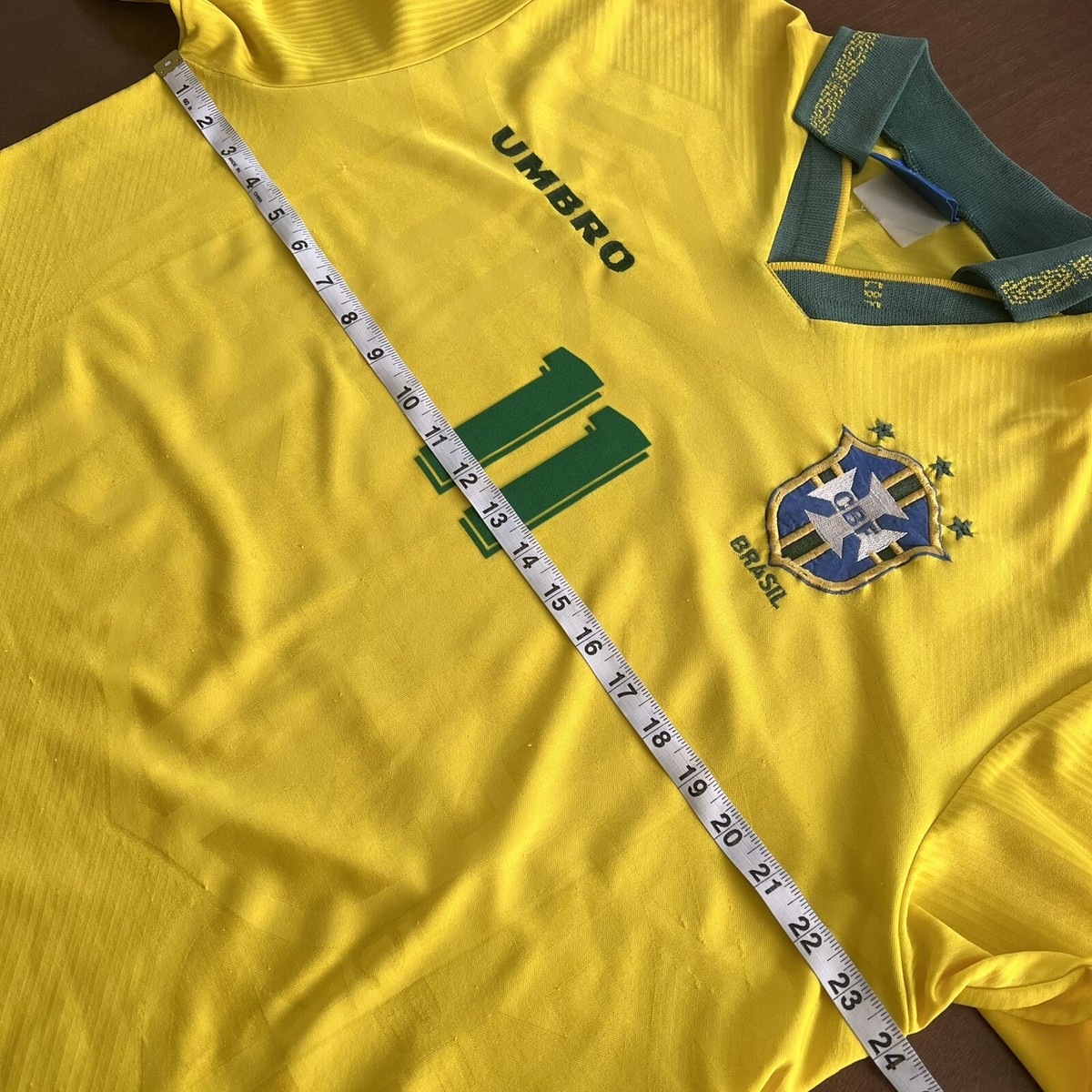 UMBRO Brazil 1993/94 Home Jersey ROMARIO #11 Size XL | eBay
