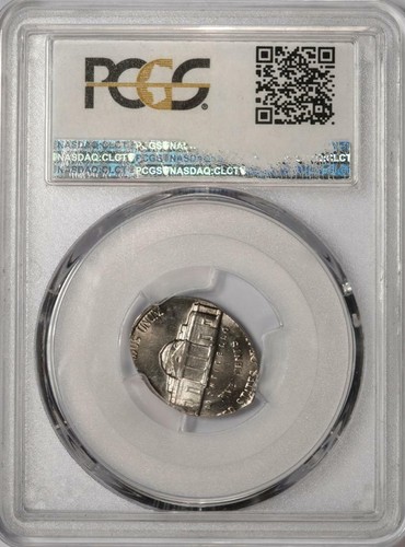 1963 PCGS MS65 Struck On Elliptical Football Clip Nickel Mint Extremely Rare - Picture 4 of 4