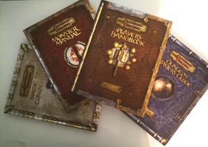 D D 3 5 Premium Player S Handbook Dungeon Master S Guide Monster Manual Magic Ebay