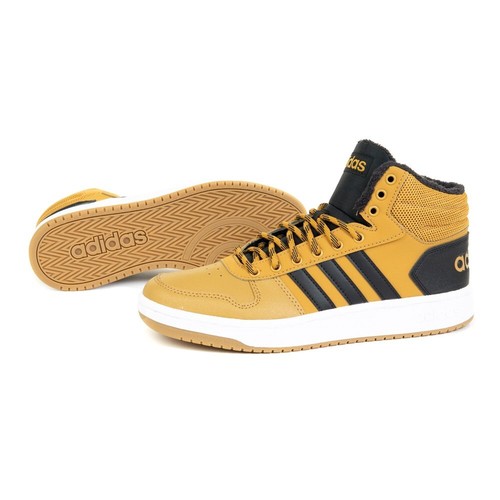 Shoes Universal Men Adidas Hoops 20 Mid EE7371 Yellow | eBay