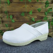 Dansko Women's Professional Clog White Leather Sz 40 Medium  Used 2025
