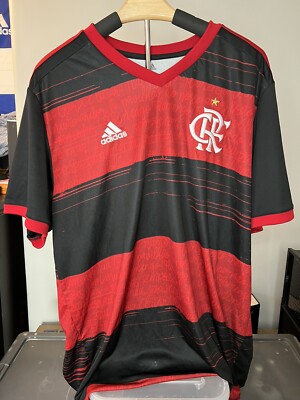 Adidas 2020 Flamengo Size 2XG Soccer Jersey US Size 2XL Gabriel B