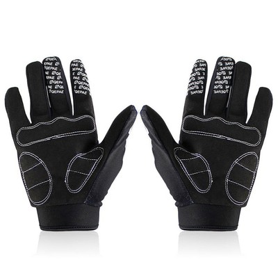 Qepae Women's Full Finger Cycling Gloves With Gel Padding - MTB & Bike Gloves (S-XL)