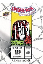 CB-21 WEB of SPIDER-MAN #17 2024 UD Marvel Renditions Spider-Man CORNER BOX