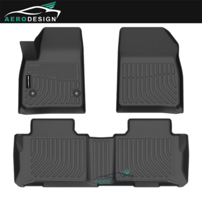 For 19-25 Chevy Blazer 17-25 XT5 GMC Acadia Floor Mat Carpet Black 3D Molded TPE