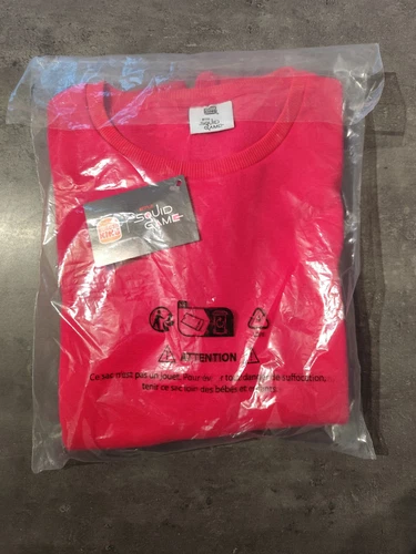 Squid Game X Burger King Pull Rose Rouge Taille Unique Version Garde - Collector