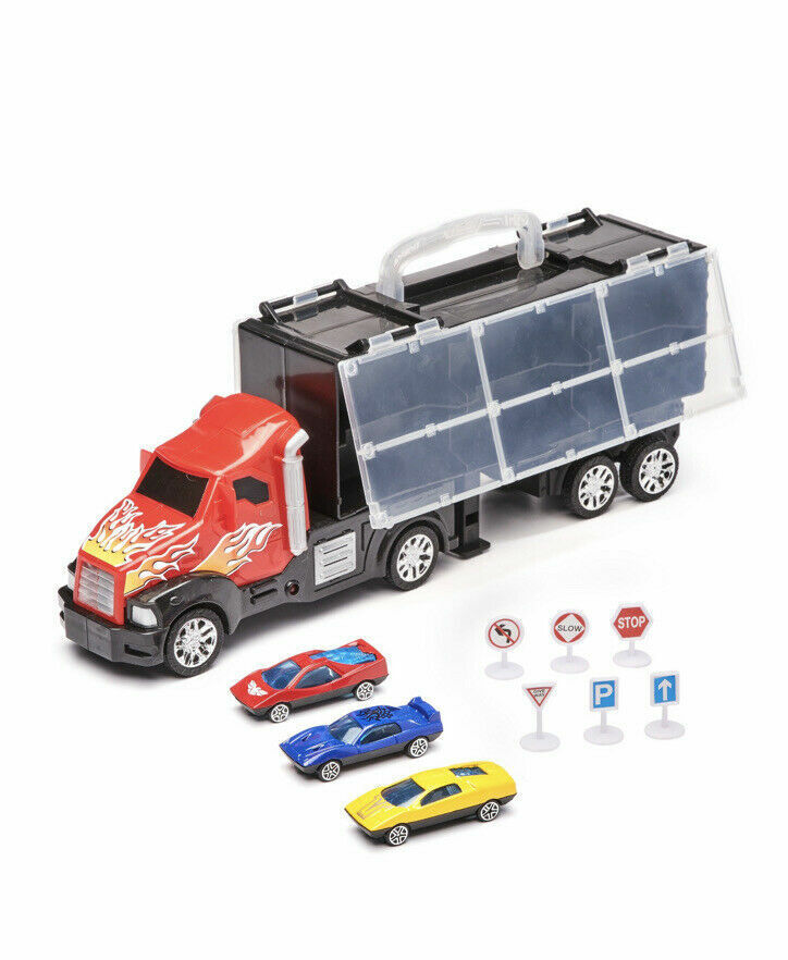 Kid Connection Jumbo Vehicles Play Set with Action Figures, 44 Pieces