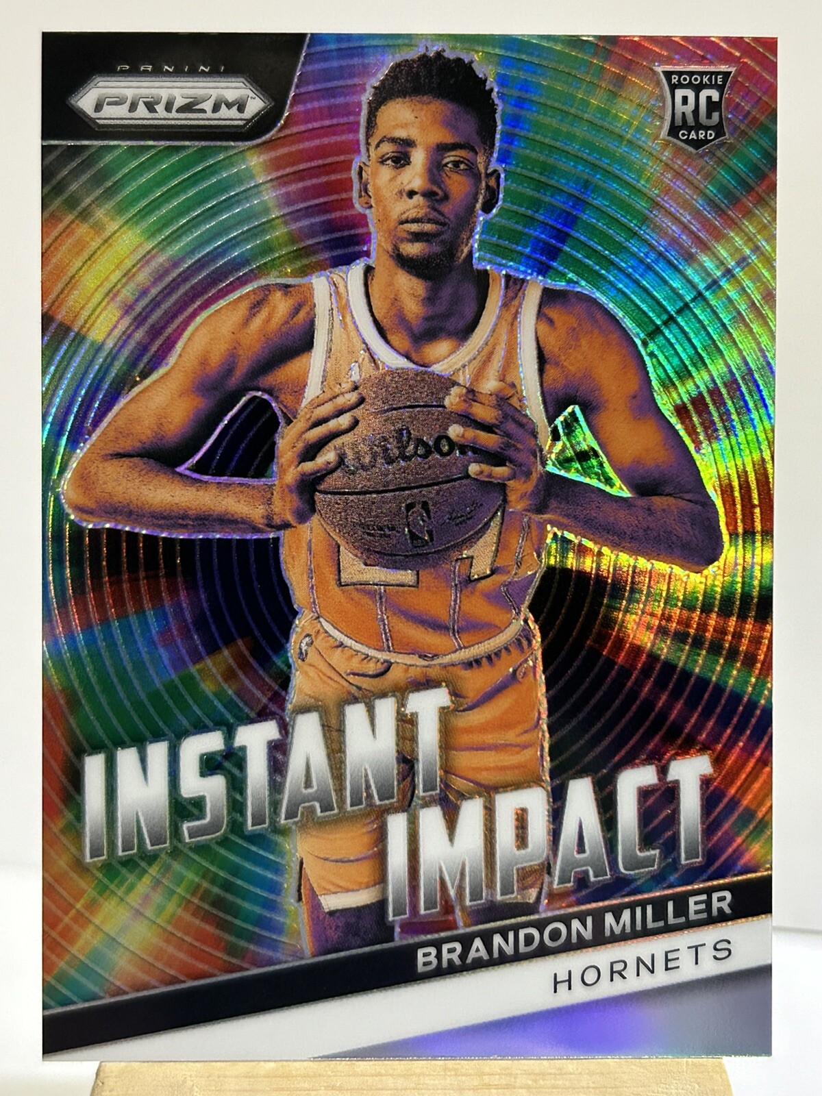 2023-24 Panini Prizm Basketball Brandon Miller RC Instant Impact Prizm #4 ￼￼