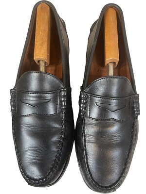 ALLEN EDMONDS ROCKLAND, BLACK PENNY LOAFERS, SIZE