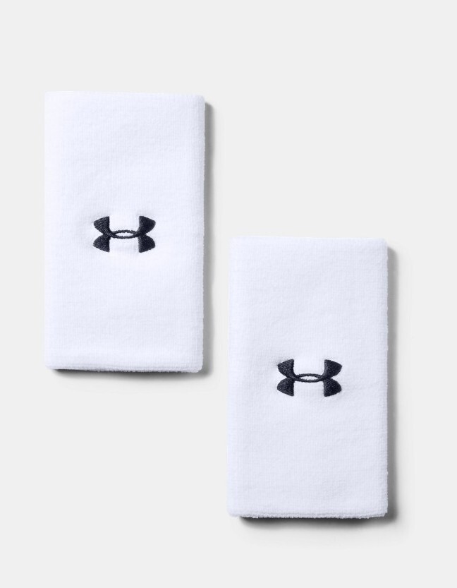 Under Armour Adult 6-inch Performance Wristband 2-Pack One Size Fits All 