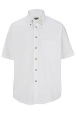 Edwards Garments Men's Easy Care Short Sleeve Poplin Tall Shirt - 1230