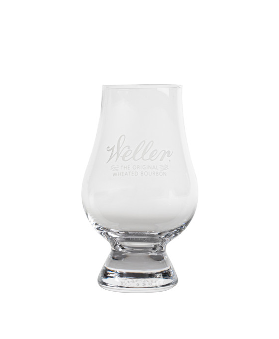 WELLER bourbon whiskey GLENCAIRN GLASS sipping empty kentucky buffalo trace