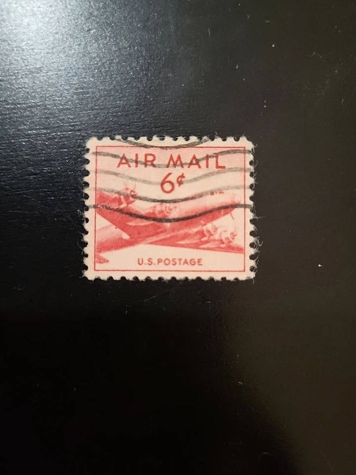 Timbres Usa Air Poste 6 C - Photo 2/2