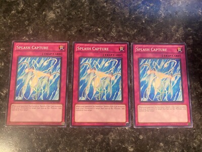 3X Splash Capture ORCS-EN067 - Yugioh Yu Gi Oh! 3 Playset