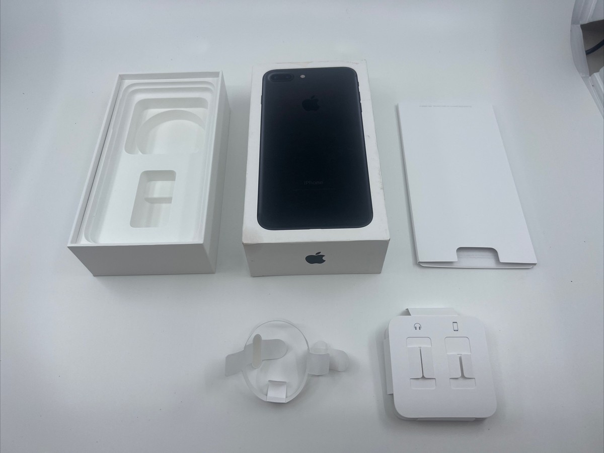 Original iPhone 7 128GB Empty Box ONLY Retail Jet Black Comes W