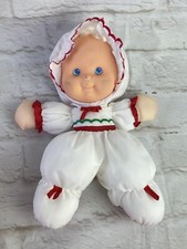 Vintage 1991 Fisher Price Puffalump Kids Soft Doll Christmas 4098 STAINS