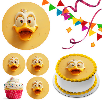 Ente Entlein Tortenaufleger Party Deko essbar Geburtstag Geschenk Feier Cupcake