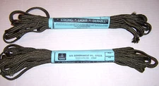 54 FT OD 1/4" Braided paracord ROPE in 2 pc USGI Nylon Parachute Cord US SELLER