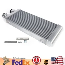 Intercooler Fin Same One Side Aluminum 3" Universal Intercooler Inlet / Outlet