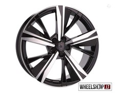 Peugeot Style R18 5x108 jantes alliage 7j ET44 4x 18 pouces noir jantes