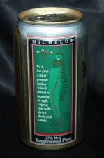 Missouri 12oz - Anheuser-Busch - MICHELOB 1995 GOLF 17th Hole Tanglewood Park CM