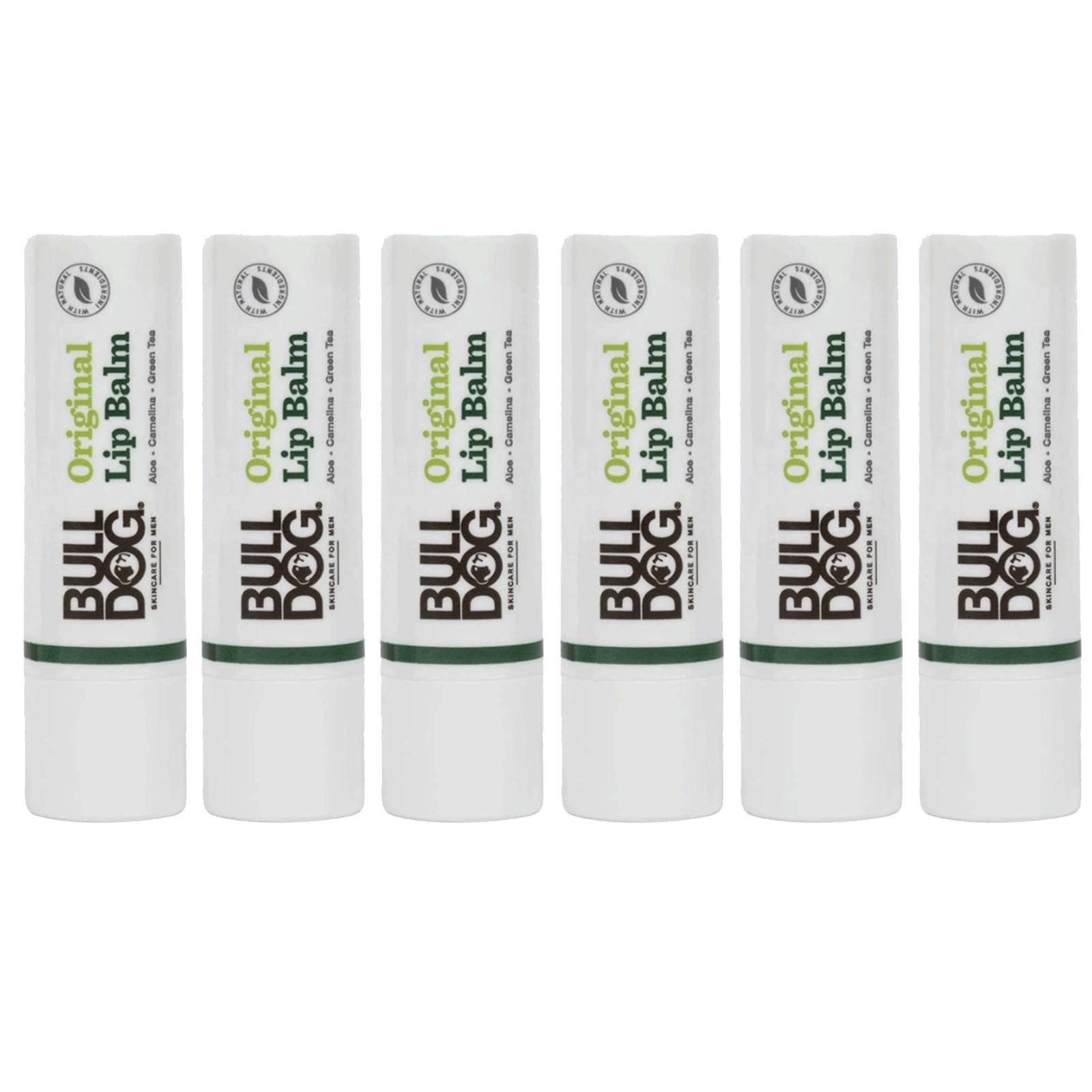 6x Bulldog Original Lip Balm 4.5g with Aloe, Camelina, Green Tea - Image 8