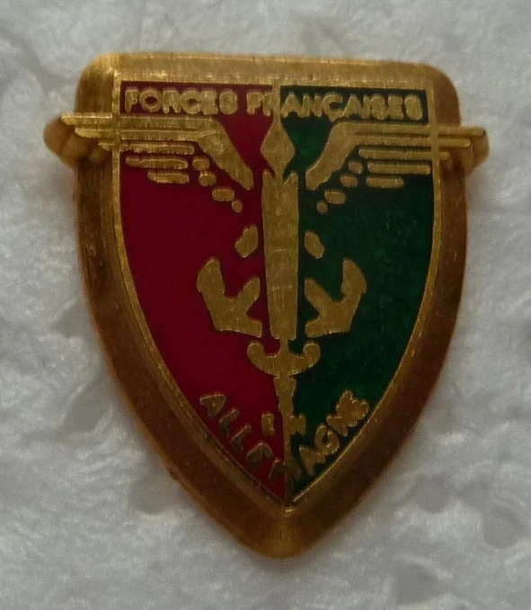 Insigne FFA Forces Françaises En Allemagne - Années 1960 - Original, Deux Anneaux