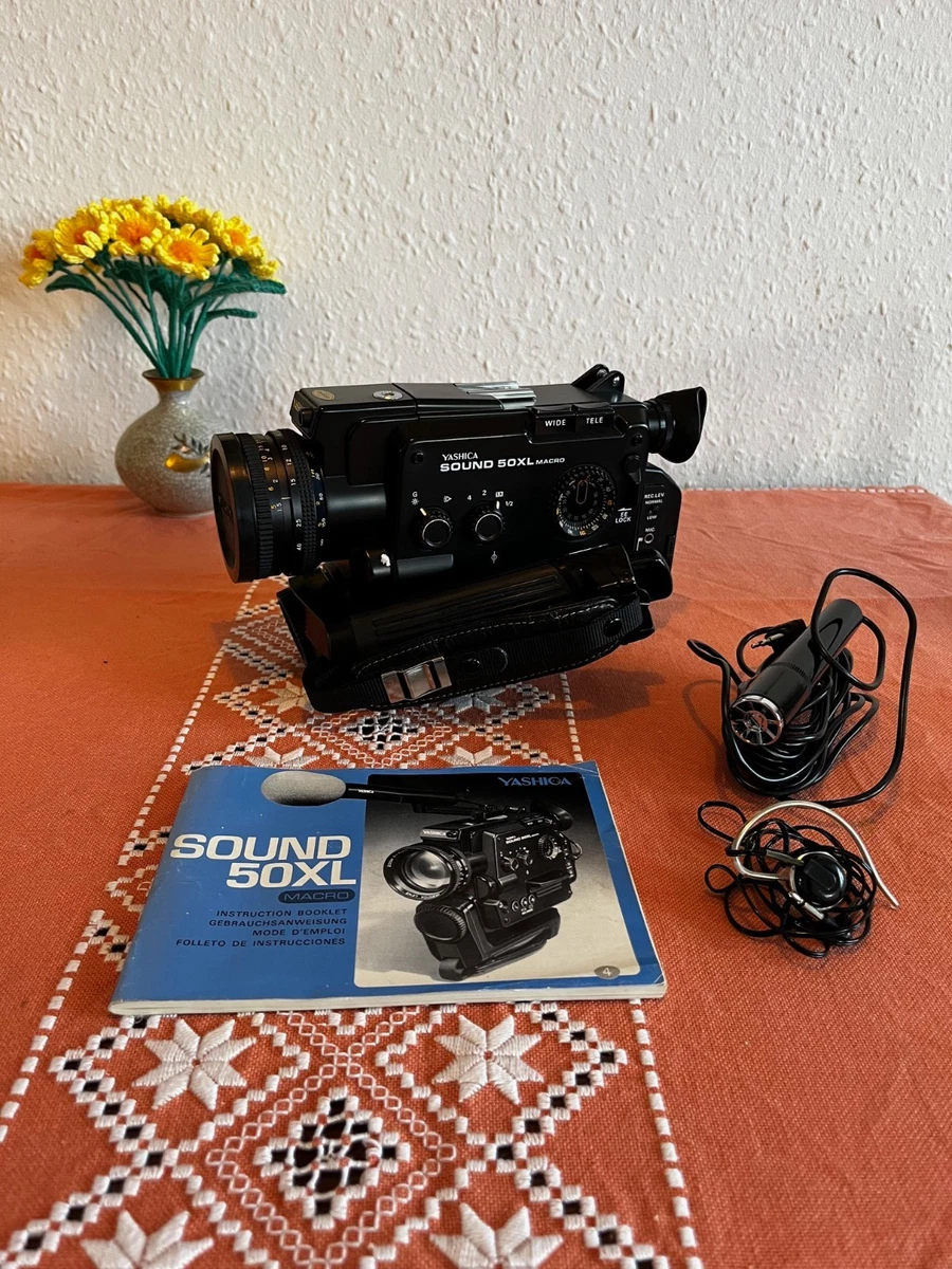 Caméra super 8 Yashica des années 80 avec notice et accessoires - Photo, audio & vidéo