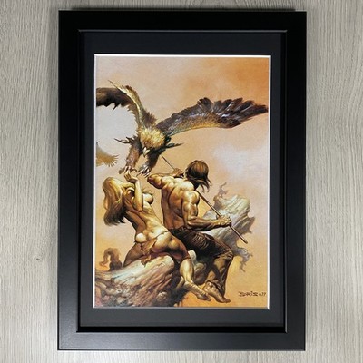 The Lavalite Welt Von Boris Vallejo, Gerahmt Vintage Erotik Fantasy Kunst