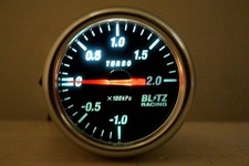 Blitz Vintage 60mm Mechanical Boost Gauge Black Red Needle Jdm Used Blitz Vintage 60mm Mechanical Boost Gauge Black Red Needle Jdm Used