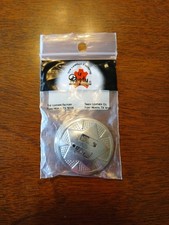 Tandy Leather Star Conchos 1-1/4inch 6 Pack Nickel Finish 1320-02 Partial PKG