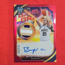 Topps Bowman's Best University 2026 Game Graphs Brynn McGaughy Auto Mem /5