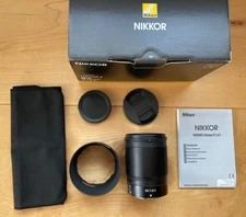 Nikon Nikkor Z 85mm f/1.8 S Lens – Mint Condition, Rarely Used