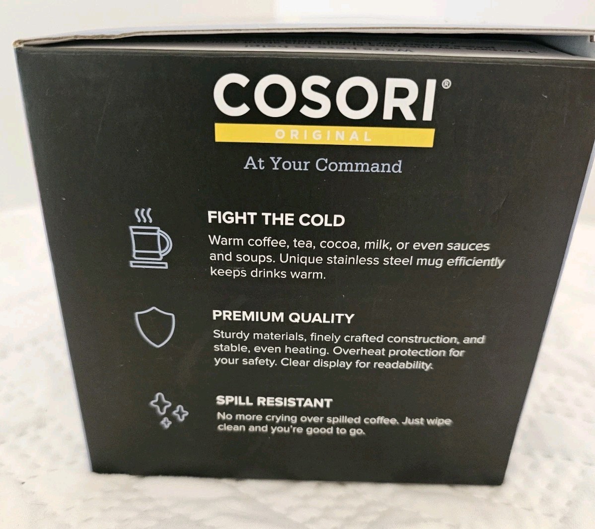 Cosori Coffee Mug & Warmer Plate, Open Box, Tested Works
