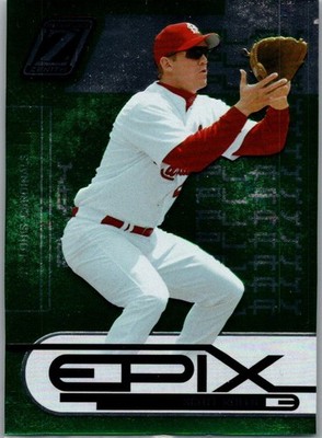 2005 Donruss Zenith - Epix Scott Rolen #E-7 Green Play /150 Cardinals