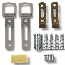 Plasterboard Large Picture Frame Mirror Adjustable Hanging Kit  x5 Hooks Hangers