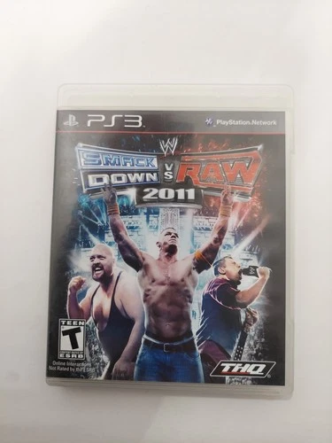 WWE SmackDown vs Raw 2011 Sony PS3 Complete W/Manual Tested Free & Fast Shipping