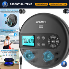 Portable Bluetooth CD Player with FM Transmitter, USB, RX/TX - Compact  Versati
