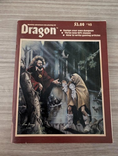Dragon Magazine Issue #45 - Vintage Roleplaying Game Magazine