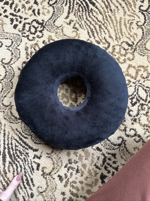 Seat Cushion Tailbone Donut Pillow  - Memory Foam, Washable Cover