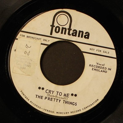 PRETTY THINGS: cry to me / i can never say FONTANA 7'' Single 45 RPM