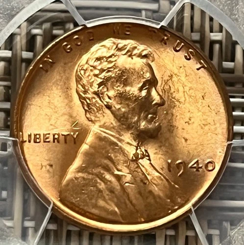 1940 Lincoln Wheat Cent, PCGS MS-65 RD