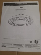 Lithonia Lighting JEBL 12L 50K 80CRI WH LED High Bay - White