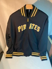 Mitchell and Ness Cooperstown Collection Pitt Pirates Zip Up 44(L)