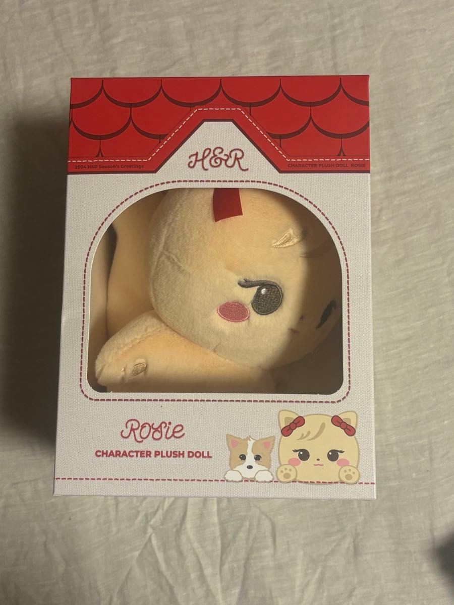 Blackpink Rose Character Plush Doll Toy Mascot Official Goods