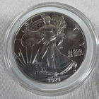 1989 American Silver Eagle Bullion-0.999 Silver 1 Troy Ounce Round