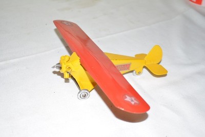 Buddy L (Type) T Reproductions Tin Toy Airplane Yellow
