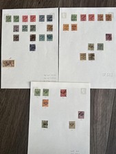 Eire Ireland Small Lot 1922 5/4/3 Row Overprints Mint/Used 2/6 SG17, 9d 10d, 39a