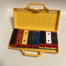 Resonator Bells 8-Note Diatonic Glockenspiel Musical Instrument Xylophone