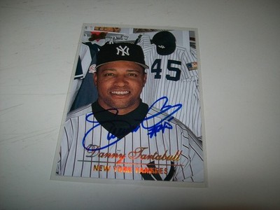 1994 LEAF STUDIO DANNY TARTABULL AUTOGRAPH SIGNED AUTO #218 NEW YORK YANKEES